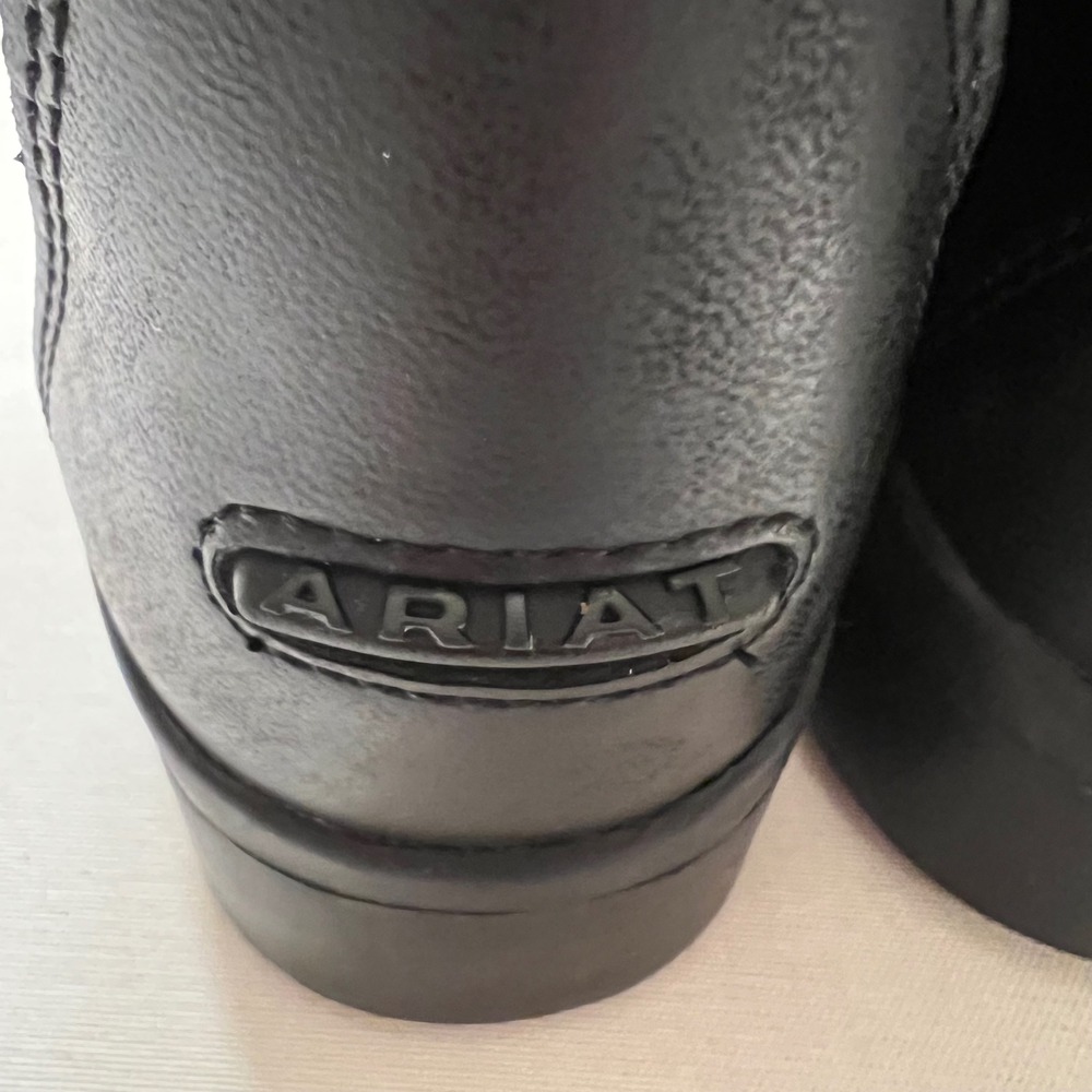 Ariat Women's Heritage Black Leather Zip Paddock Boots Riding Equestrian Size 5 - Picture 12 of 13